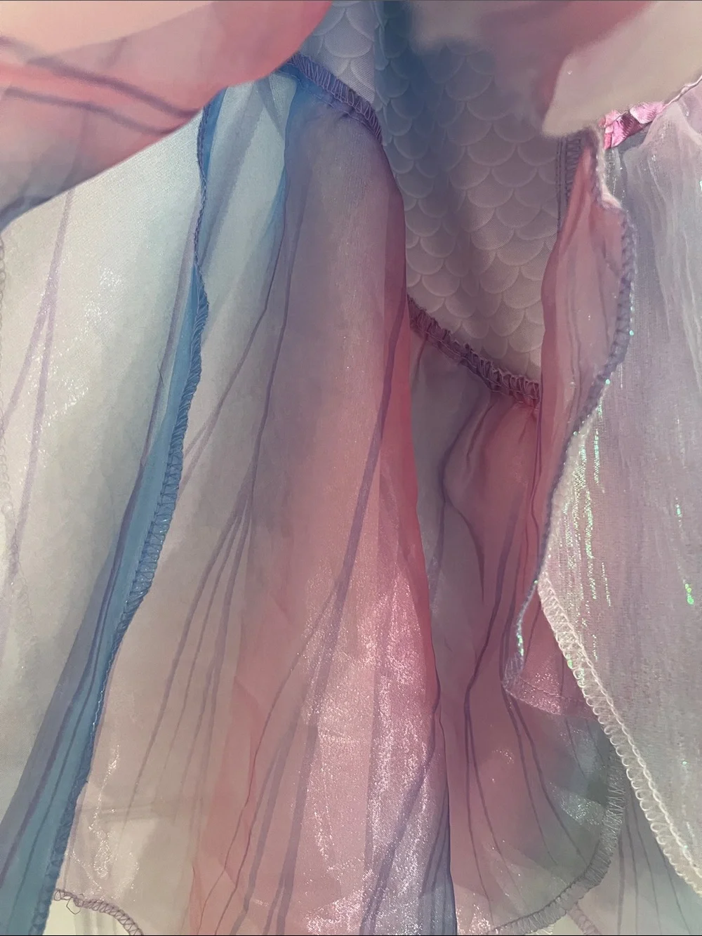 Disney Iridescent Purple and Blue Mermaid Dress